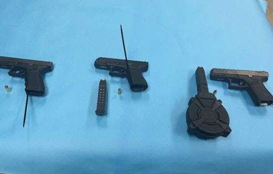 Oakland Police Seize Firearms, Arrest Three in Operation Against Gun Violence on 89th Avenue