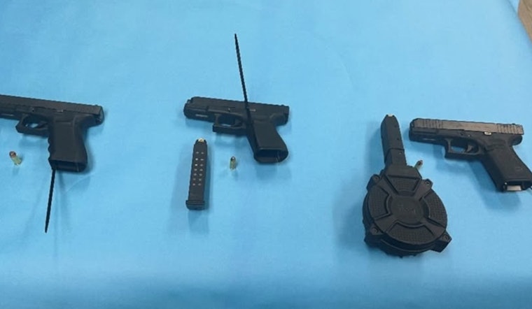 Oakland Police Seize Firearms, Arrest Three in Operation Against Gun Violence on 89th Avenue