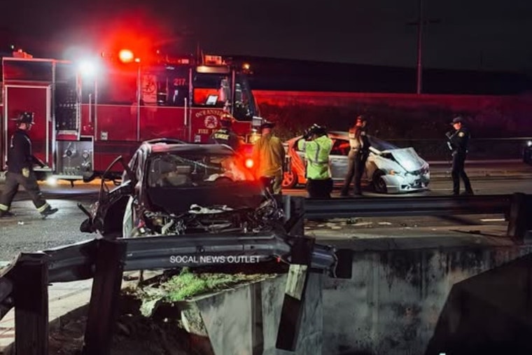 Oceanside Police Arrest DUI Suspect Involved in Hit-and-Run Leaving Rideshare Dangling Over Canyon Creek