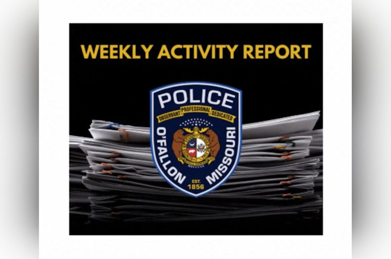 O'Fallon Police Respond to 874 Calls Including Arrests, High-Speed Chases, and Traffic Crashes