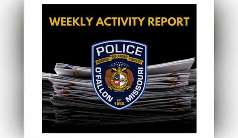 O'Fallon Police Respond to 874 Calls Including Arrests, High-Speed Chases, and Traffic Crashes