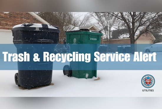 OKC Utilities Announces Adjusted Trash Schedule Ahead of Winter Weather, Monday Collections Shifted to Wednesday