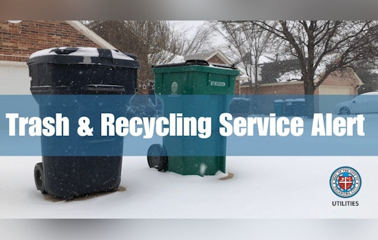 OKC Utilities Announces Adjusted Trash Schedule Ahead of Winter Weather, Monday Collections Shifted to Wednesday