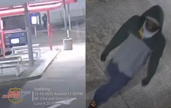 Oklahoma City Police Solicit Public's Aid in NE 23rd and Santa Fe Stabbing Case and Offer Reward for Information