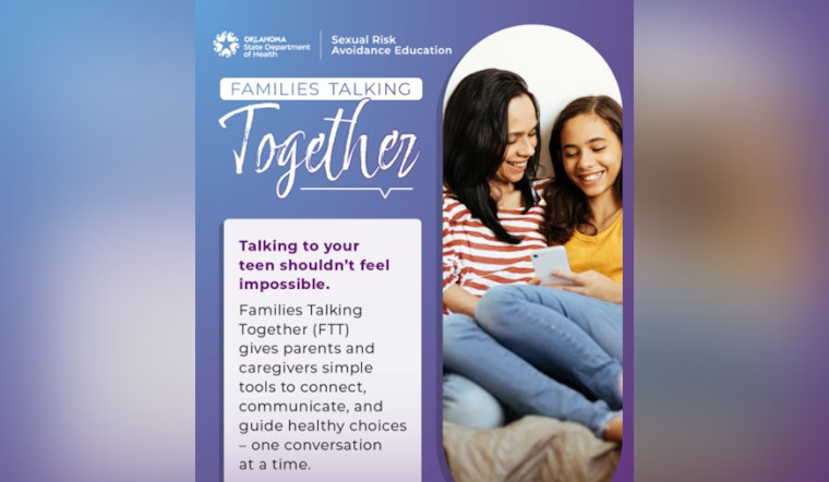Oklahoma Health Department Launches Parent-Teen Sexual Health Program