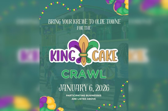 Olde Towne Slidell Invites Community to King Cake Crawl on Twelfth Night, Ushering in Mardi Gras Festivities