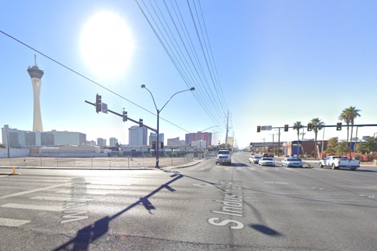 One Hospitalized After Two-Vehicle Collision Near Las Vegas Arts District