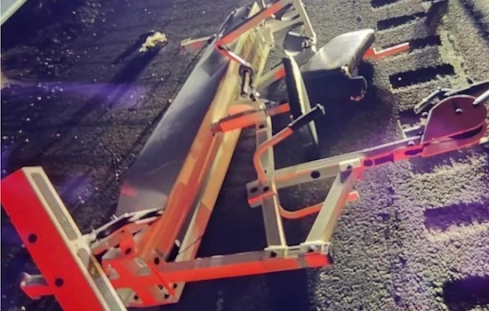 One Injured as Exercise Equipment Causes Multi-Vehicle Collision Near Arizona-Utah Border