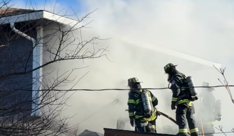 Oregon City Home Engulfed in Flames, Clackamas Fire Department Responds with Swift Rescue of Family and Pets
