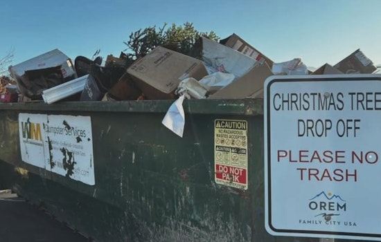 Orem Government Uses Holiday Humor to Warn Against Improper Waste Disposal After Christmas