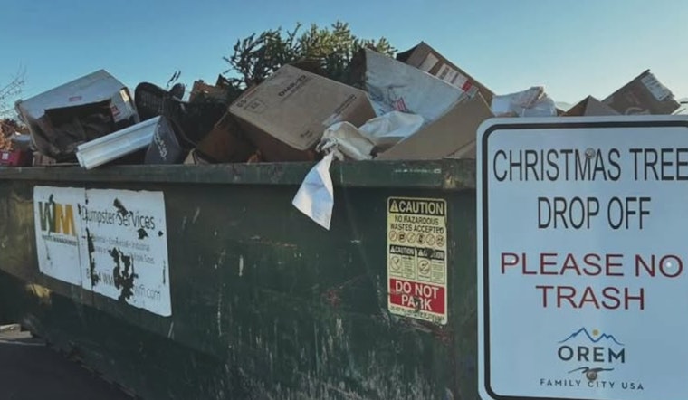 Orem Government Uses Holiday Humor to Warn Against Improper Waste Disposal After Christmas