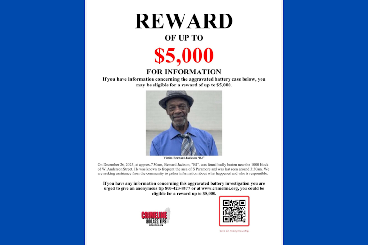 Orlando Police Offer $5,000 Reward for Information on Attack that Critically Injured Local Man "BJ"