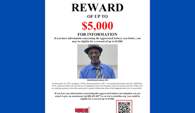 Orlando Police Offer $5,000 Reward for Information on Attack that Critically Injured Local Man "BJ"