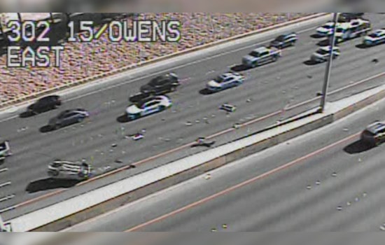 Overturned Vehicle on I-15 in Las Vegas Leads to Lane Closures and Traffic Delays