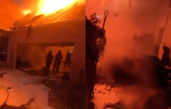 Parker County ESD 1 Aids Weatherford Firefighters in Battling Airport Rd Blaze