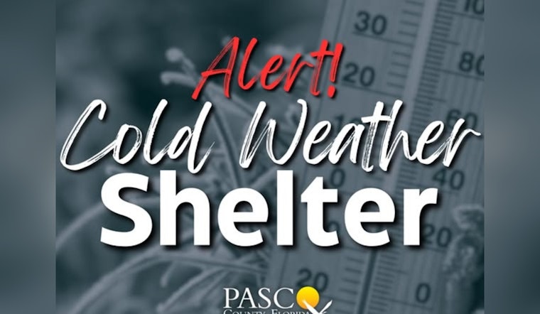 Pasco County Opens Additional Cold Weather Shelters Amid Freezing Forecast