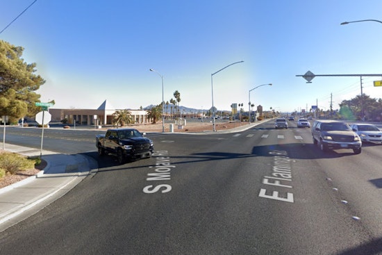 Pedestrian Struck by Vehicle on Flamingo Road in Las Vegas as Traffic Disrupted