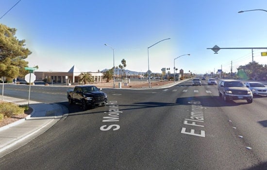 Pedestrian Struck by Vehicle on Flamingo Road in Las Vegas as Traffic Disrupted