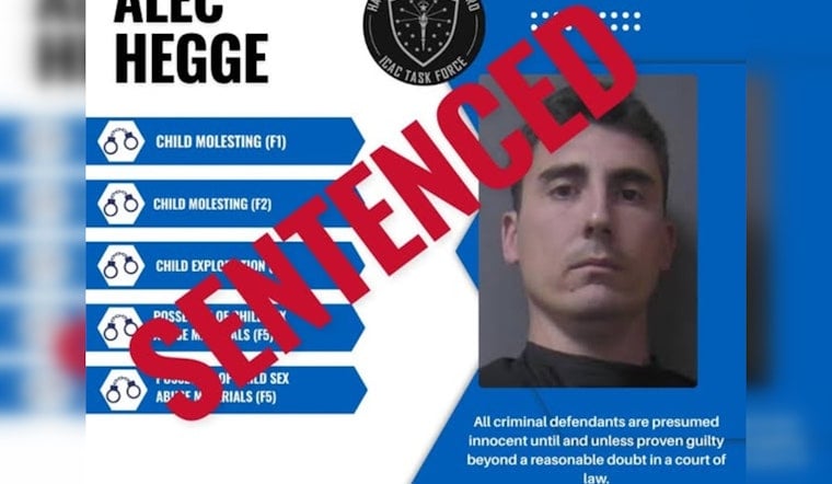 Pendleton Man Sentenced to 91 Years for Child Exploitation and Molesting