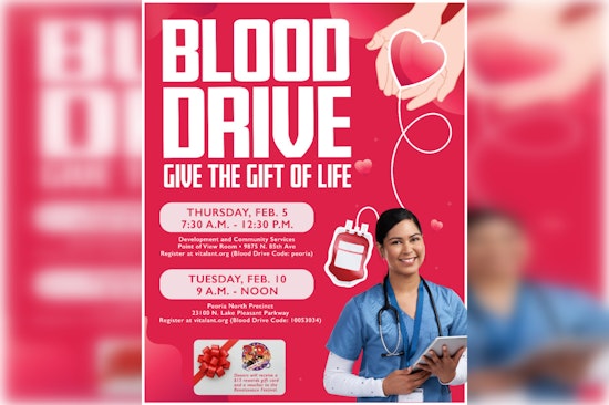 Peoria Rallies Community Support with Incentivized Blood Drives in February