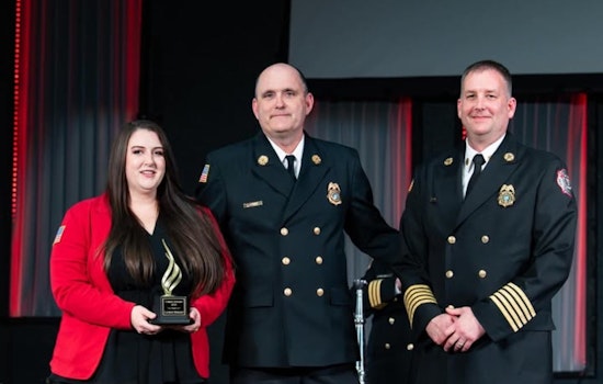 Personnel Manager Lauren Erhard Awarded with 2025 Fire Chief’s Accolade