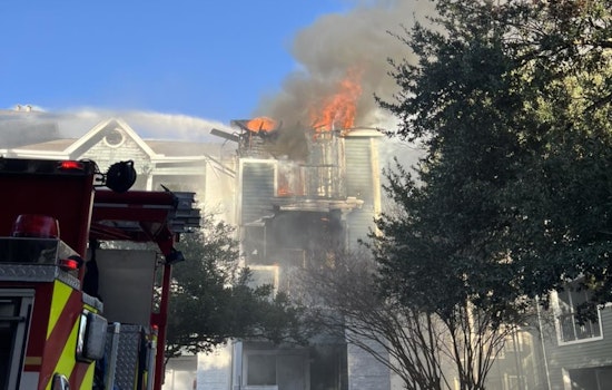 Pflugerville Inferno Rips Through Apartments as Roof Caves In, Firefighter Hurt