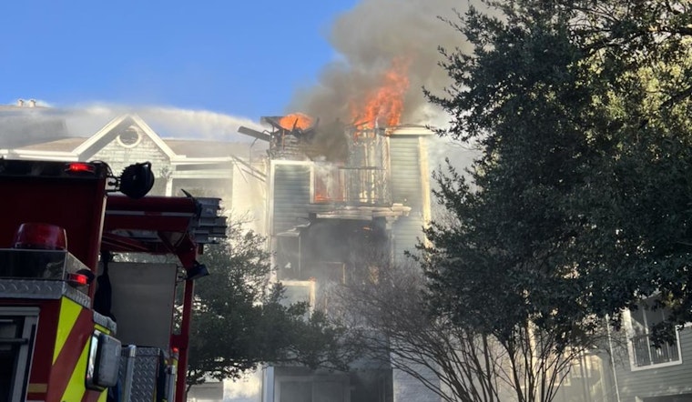 Pflugerville Inferno Rips Through Apartments as Roof Caves In, Firefighter Hurt