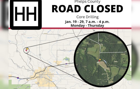 Phelps County Route HH Set for Closure Due to Bridge Improvement Works Over Spring Creek