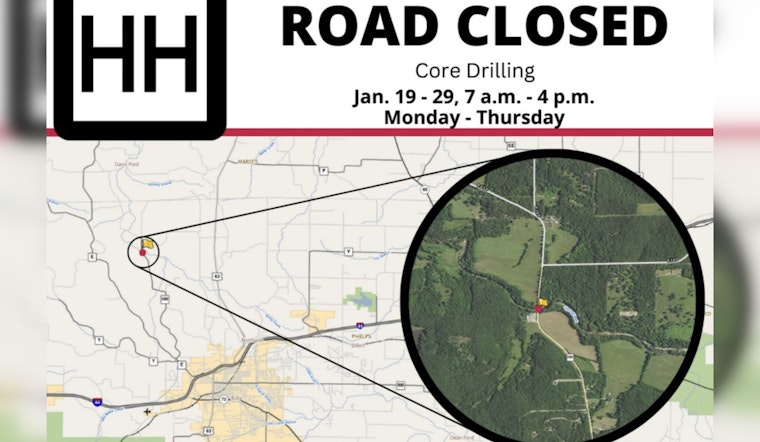 Phelps County Route HH Set for Closure Due to Bridge Improvement Works Over Spring Creek