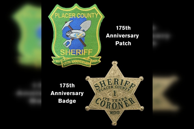 Placer County Sheriff's Office Celebrates 175 Years of Service with Commemorative Badges and Historical Reflections