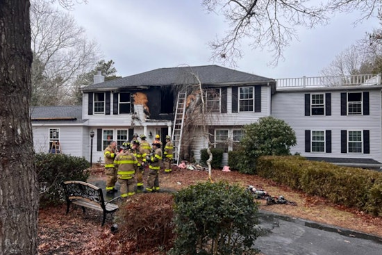 Plymouth Fire Department Swiftly Extinguishes Blaze Following House Explosion on Haven Road