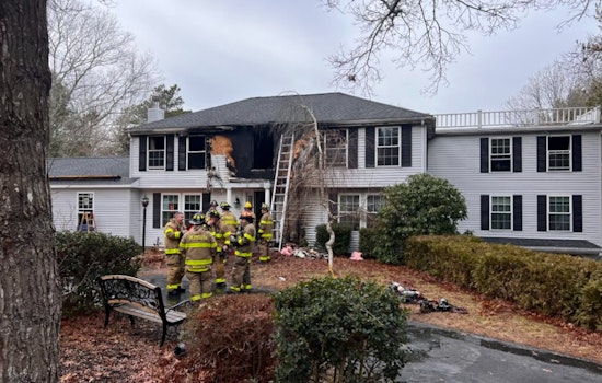 Plymouth Fire Department Swiftly Extinguishes Blaze Following House Explosion on Haven Road