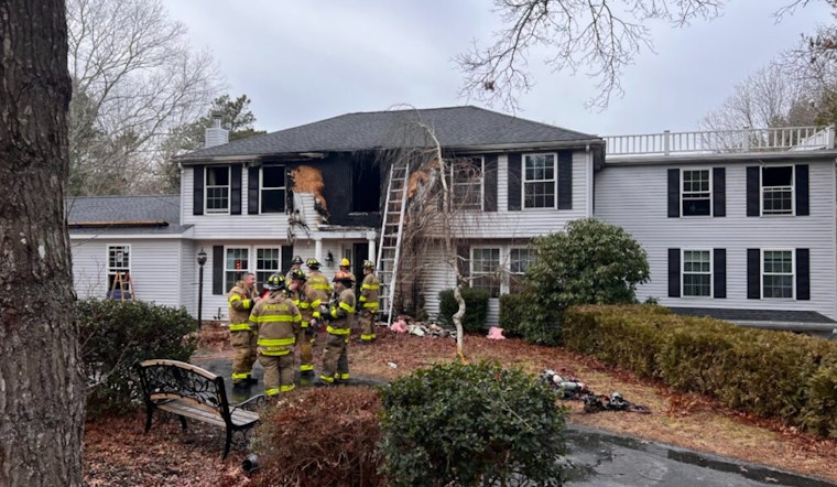 Plymouth Fire Department Swiftly Extinguishes Blaze Following House Explosion on Haven Road