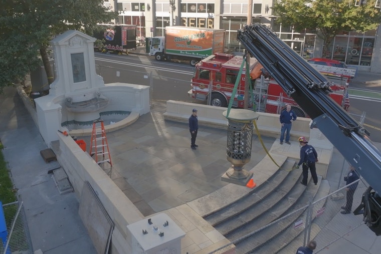 Portland Fire Memorial Gets Long-Awaited Facelift And New Fallen Heroes Plaza