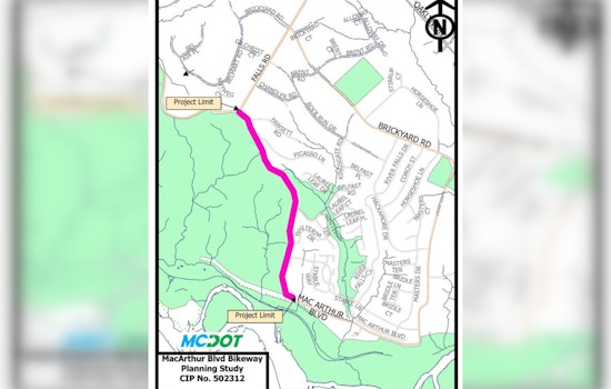 Potomac Community to Discuss MacArthur Boulevard Bikeway Plan at Upcoming Public Meeting