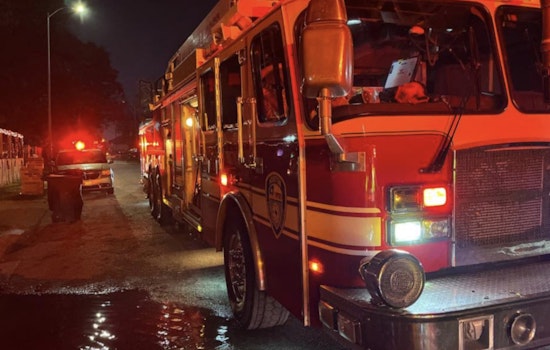 Pre-Dawn Inferno Guts Long-Vacant 'Ironworks' Warehouse In Eastwood