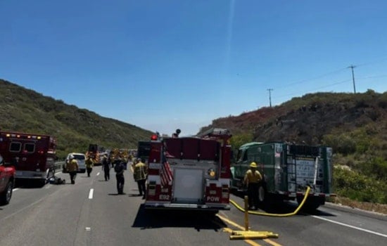 Pre-Dawn Tanker Smash Turns Poway’s SR-67 Into Gridlock Nightmare