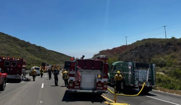 Pre-Dawn Tanker Smash Turns Poway’s SR-67 Into Gridlock Nightmare