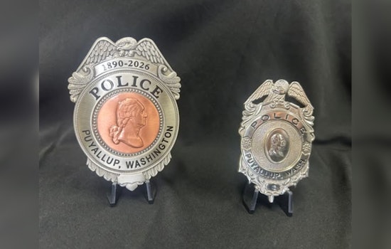 Puyallup Police Department Embraces Heritage with Commemorative Badges as They Anticipate New Public Safety Building