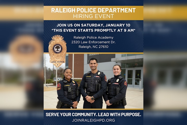Raleigh Police Department Hosts Hiring Event, Invites Aspirants to Join Ranks and Shape Future Policing