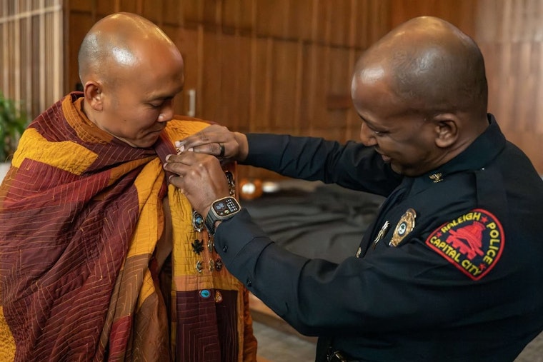 Raleigh Police Express Support for Buddhist Monks' Walk for Peace, Commit to Ensuring Safe Passage