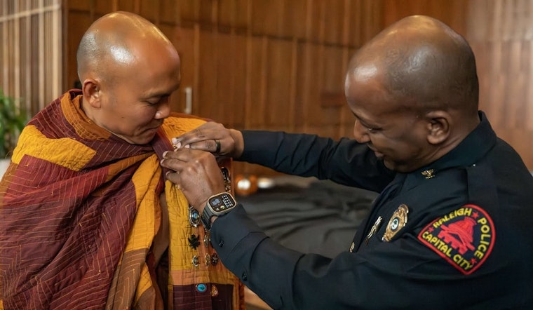 Raleigh Police Express Support for Buddhist Monks' Walk for Peace, Commit to Ensuring Safe Passage