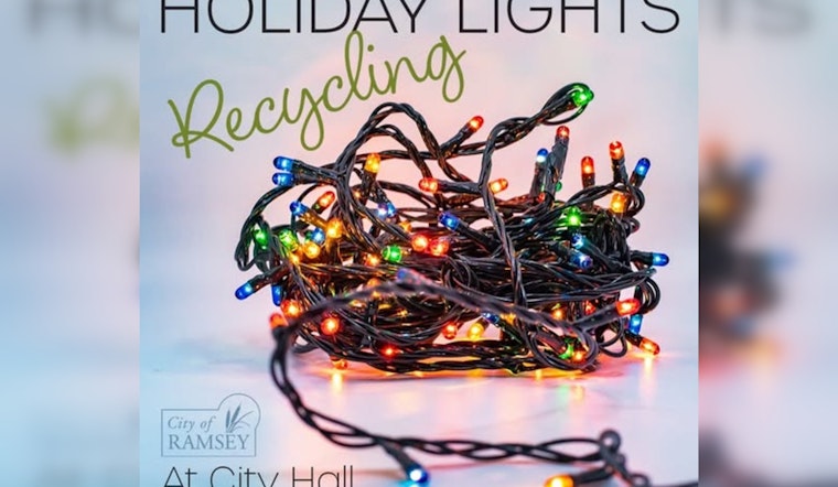 Ramsey Residents Encouraged to Recycle Outdated Holiday Lights at Municipal Building