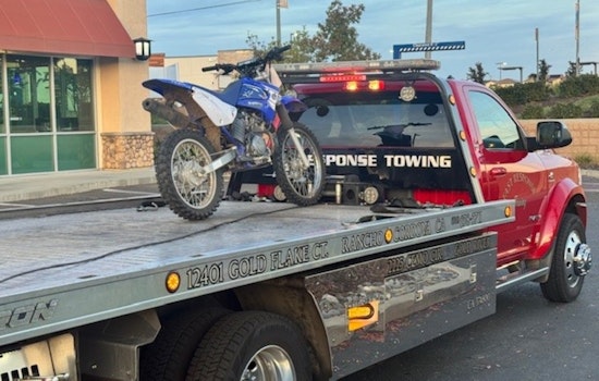 Rancho Cordova Police Cite Juvenile for Traffic Violations, Impound Dirt Bike in Safety Enforcement Effort