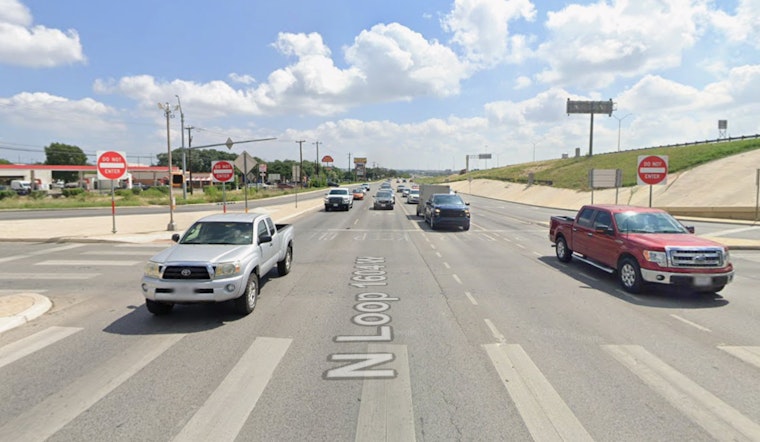 Red-Light Crash Slams SAPD Patrol Car Into Pole, Sends Two Cops To Hospital