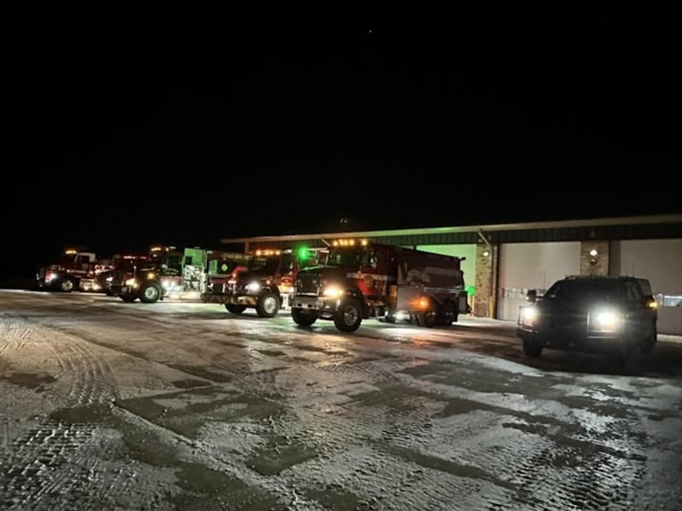 Regional Fire Departments Unite Under MABAS to Tackle Large-Scale Palmyra Blaze