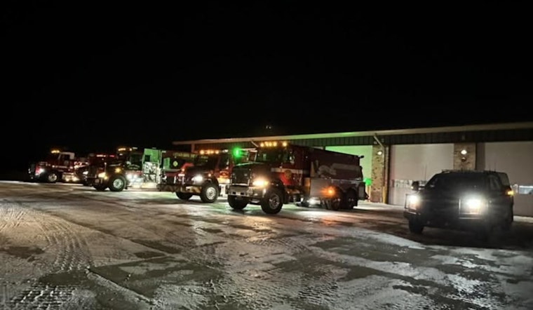 Regional Fire Departments Unite Under MABAS to Tackle Large-Scale Palmyra Blaze