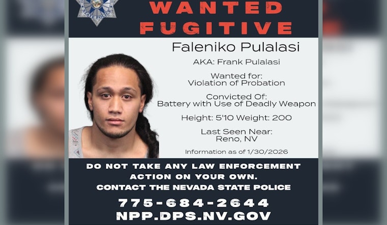 Reno Manhunt as State Cops Track Fugitive Faleniko Pulalasi