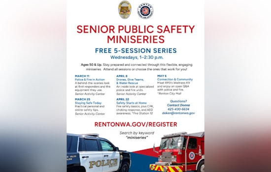 Renton Police Launch Free Senior Public Safety Miniseries to Educate and Connect Elders in the Community