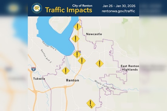 Renton Roadwork Alert: Key Routes Affected from Jan 26-30, City Urges Commuters to Plan Ahead